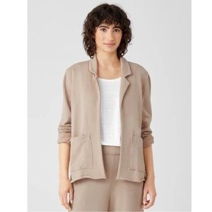 Eileen Fisher Tan cardigan Blazer Organic Cotton